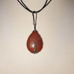 Red Jasper Tree Of Life Pendant